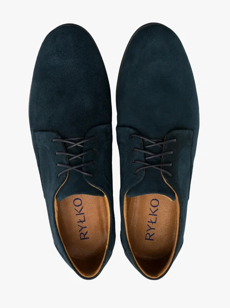 Marineblaue Halbschuhe für Männer