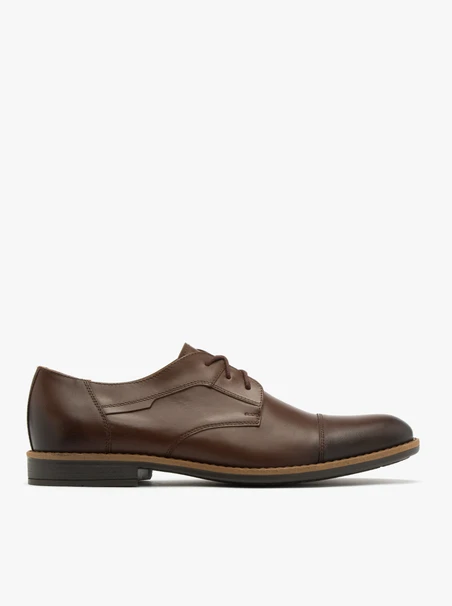 Braune Herrenhalbschuhe