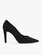 Schwarze hochhackige Pumps
