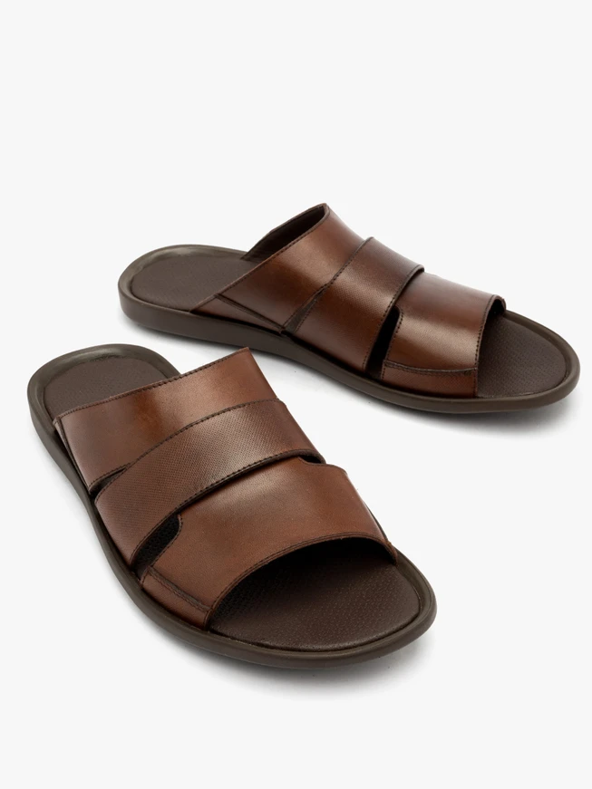 Braune Herren-Flip-Flops