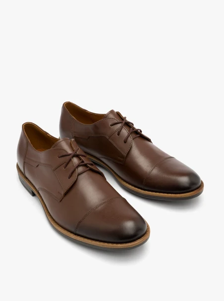 Braune Herrenhalbschuhe