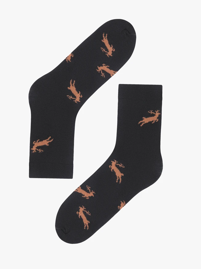 Unisex Christmas socks with reindeer