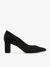 Black block-heel pumps