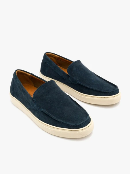 Marineblaue Halbschuhe für Männer