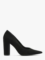 Schwarze hohe Stiletto-Pumps