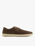 Braune Halbschuhe mit beigem Boden