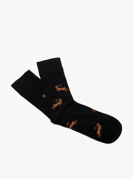 Świąteczne skarpety unisex z reniferami