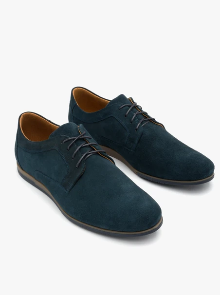 Marineblaue Halbschuhe für Männer