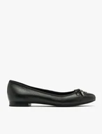 Schwarze Ballerinas mit Schleife