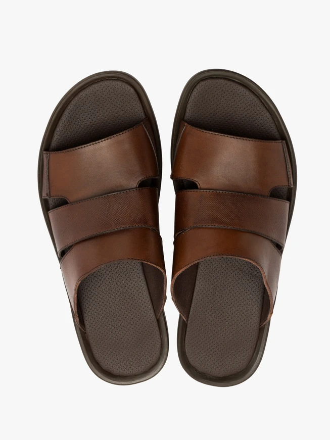 Braune Herren-Flip-Flops
