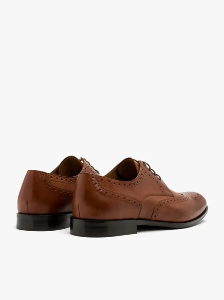 Braune Brogues für Männer