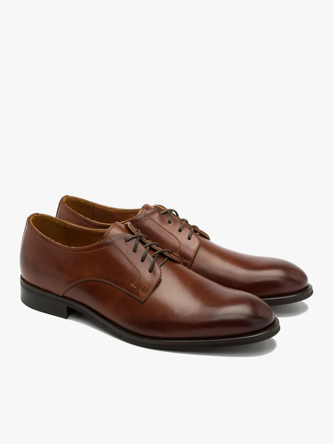 Braune Herrenhalbschuhe