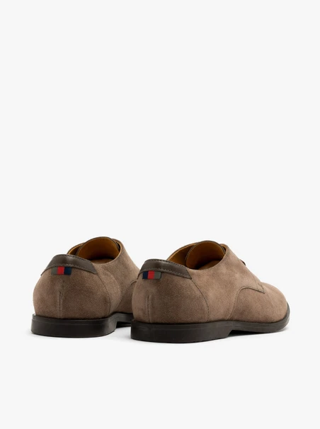 Graubraune Herrenhalbschuhe