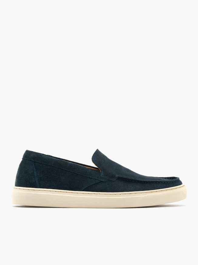 Marineblaue Halbschuhe für Männer