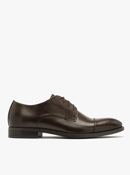 Dark brown men’s dress shoes