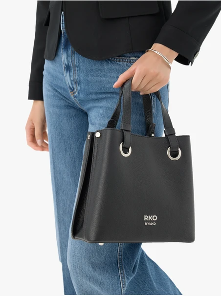 Schwarze Handtasche