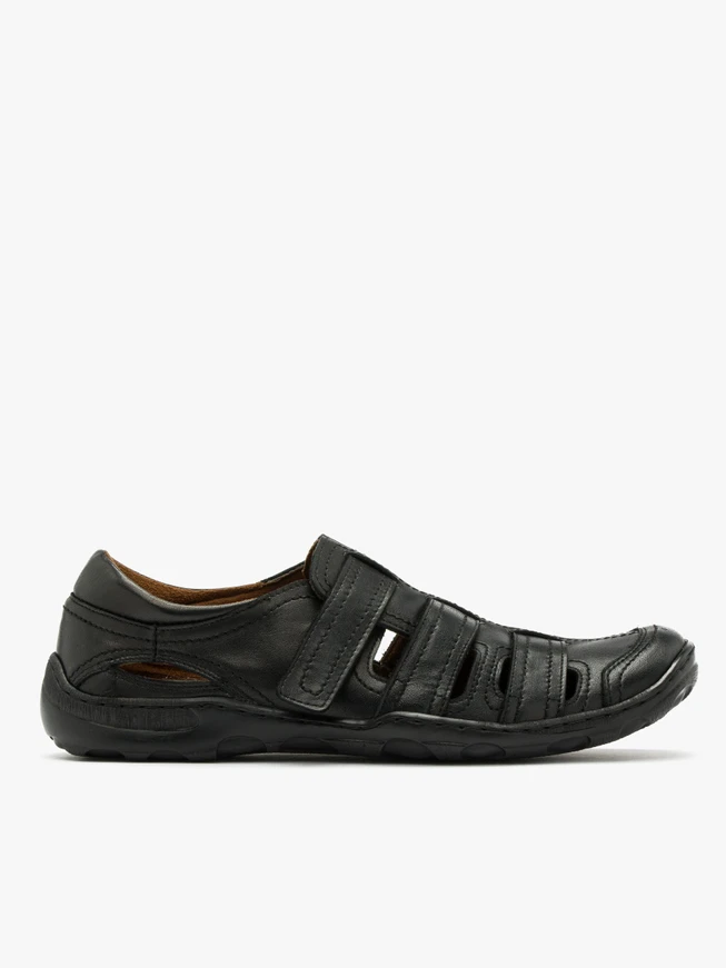 SCHWARZE HERREN-SANDALEN