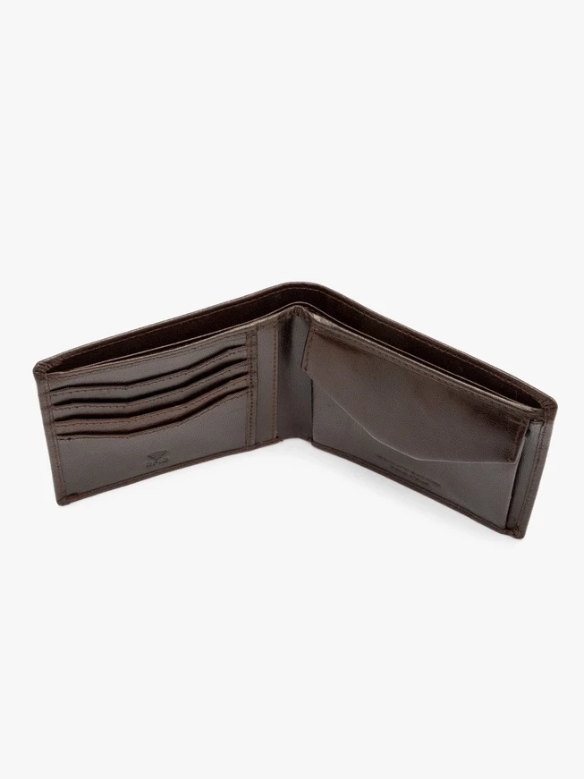 Dunkelbraune Herrengeldbörse