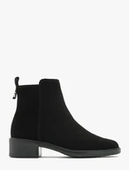 Schwarze Veloursstiefel