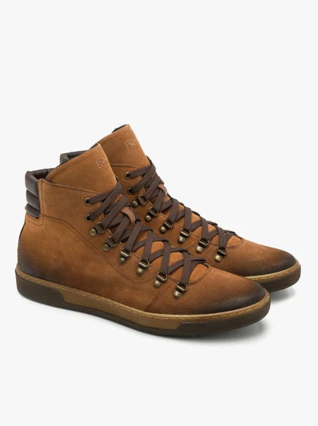 Herren-Kombistiefel aus Leder