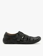 Schwarze Herrensandalen