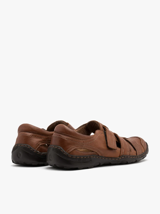 Braune Herren-Sandalen