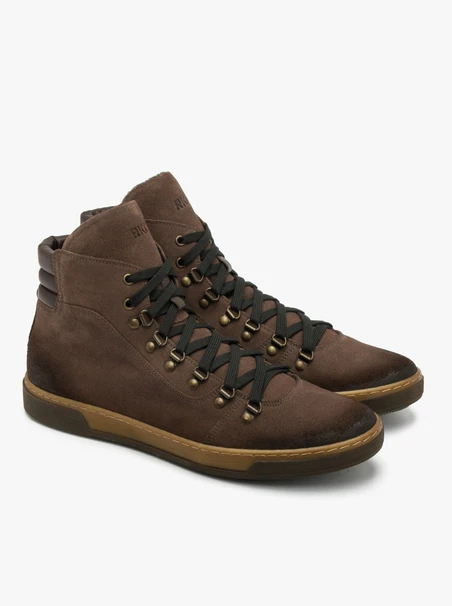 Herren-Kombistiefel aus Leder
