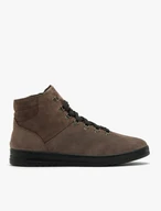 Graue Herrenstiefel mit leichter Sohle