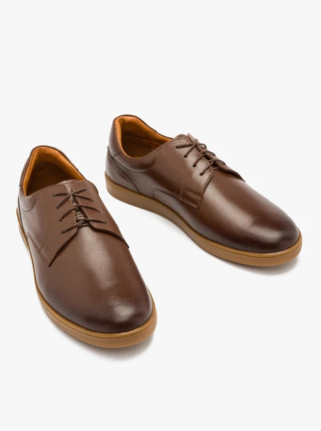 Braune Herrenhalbschuhe