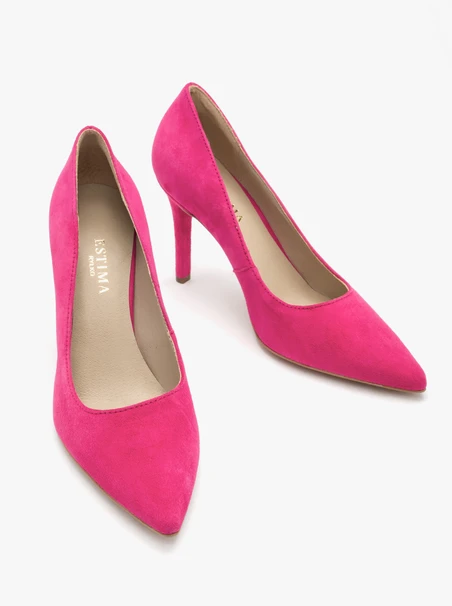 Fuchsia high-stiletto pumps
