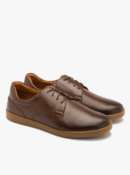 Braune Herrenhalbschuhe