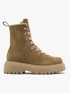 Isolierte beigefarbene Baggy Boots