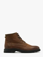 Braune Herren-Kombistiefel aus Leder