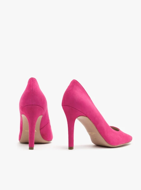 Fuchsia high-stiletto pumps