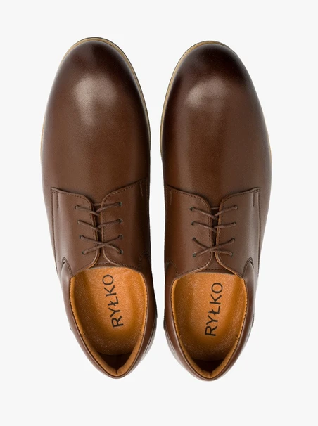 Braune Herrenhalbschuhe