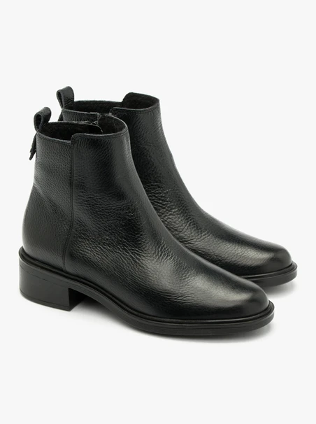 Black ankle boots