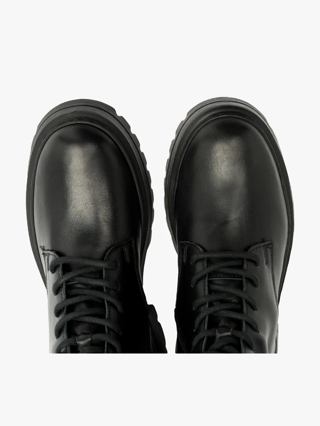 High Baggers schwarze Stiefel