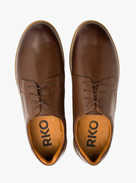 Braune Herrenhalbschuhe
