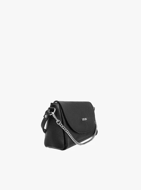 Schwarze Handtasche mit Kette