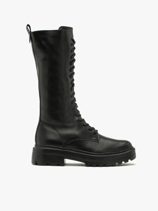 High Baggers schwarze Stiefel