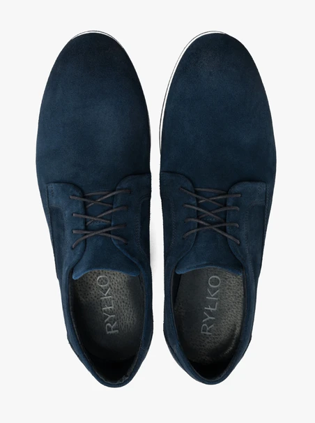 Marineblaue Halbschuhe für Männer