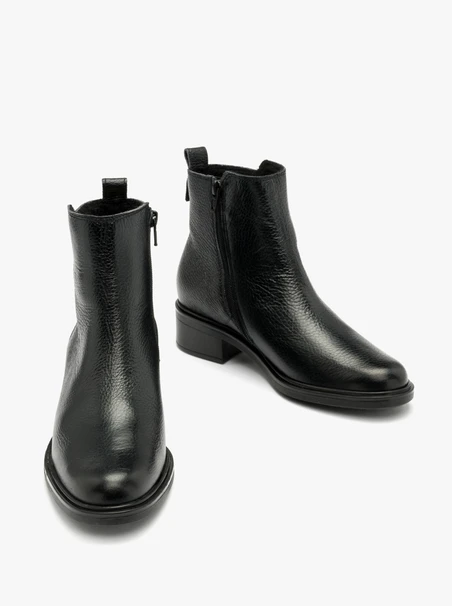Black ankle boots