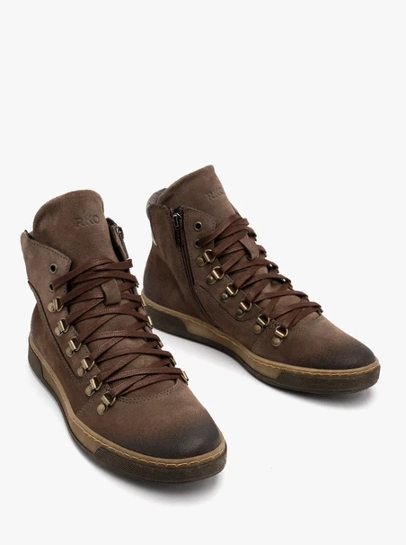 Herren-Kombistiefel aus Leder