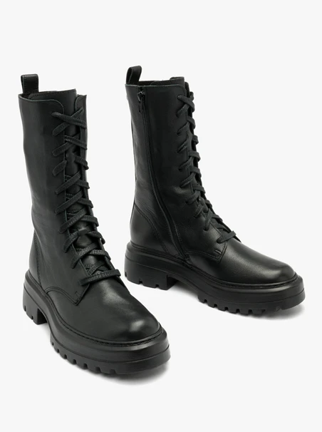 Black women’s combat boots