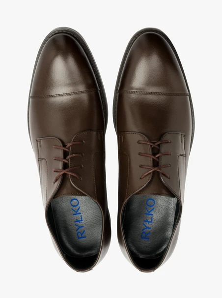 Dark brown men’s dress shoes
