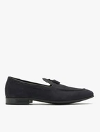 Marineblaue Herren Mokassins mit Quaste