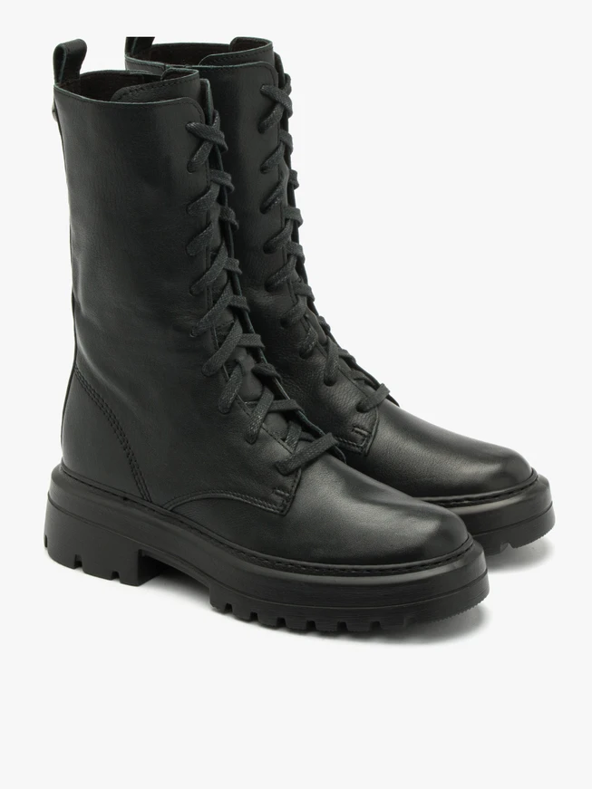Schwarze Baggerstiefel für Frauen