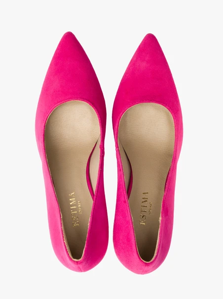 Fuchsia high-stiletto pumps