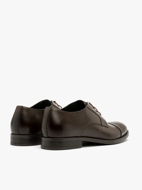 Dark brown men’s dress shoes