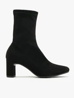 Schwarze Stiefel mit elastischem Schaft